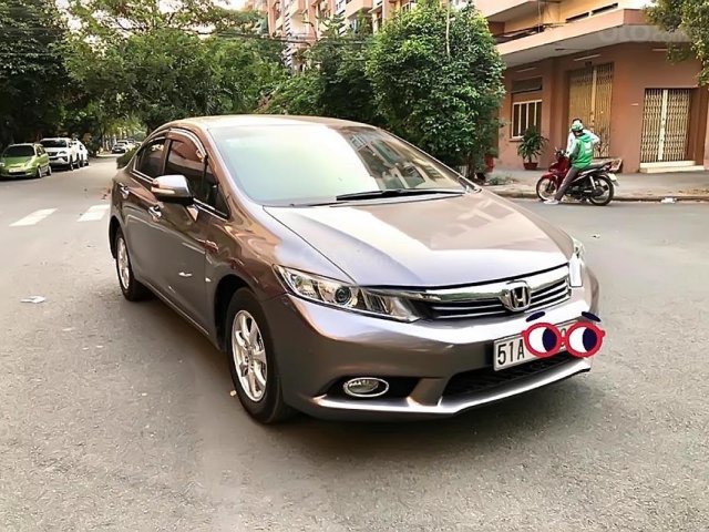 Cần bán lại xe Honda Civic sản xuất năm 2012, màu nâu như mới, giá tốt