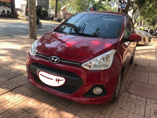 Bán xe Hyundai Grand i10 đời 2015, màu đỏ, nhập khẩu, số tự động