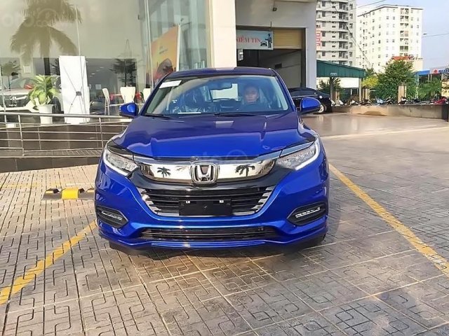 Bán Honda HR-V L sản xuất năm 2019, màu xanh lam, nhập khẩu 100%