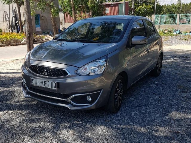 Bán Mitsubishi Mirage 1.2CVT 2017, màu xám, nhập khẩu, giá 375tr