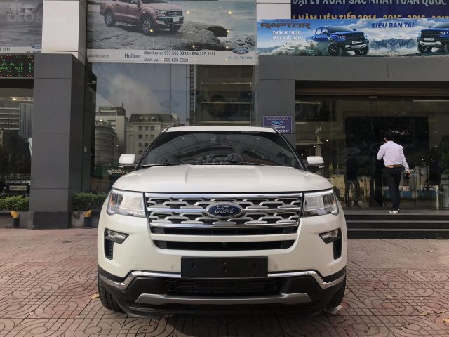 "HOT" bán xe Ford Explorer 2019 tại Ford Hà Thành với giá hấp dẫn, đủ màu giao ngay0