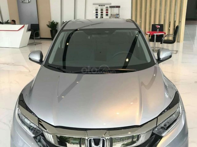 Bán Honda HR-V G bạc 2019, khuyến mãi cực khủng, 1 năm chỉ có 1 lần, xả hàng0