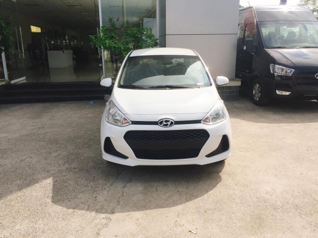 Bán xe Hyundai Grand i10 1.2 MT năm sản xuất 2019, màu trắng, số sàn, giá 330 triệu, Hotline: 0777.405.666