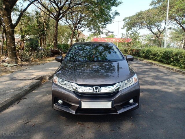 Cần bán xe Honda City 1.5AT sản xuất 2015, màu nâu, giá 470 triệu0