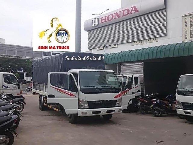 Cần bán xe Fuso Canter 5.5T sản xuất năm 2017, màu trắng