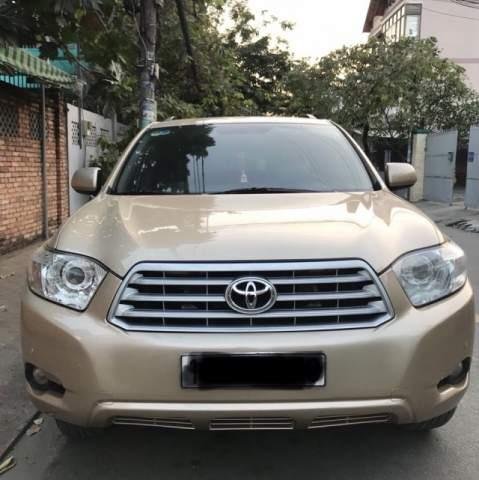 Bán Toyota Highlander 2008, màu vàng, nhập khẩu 