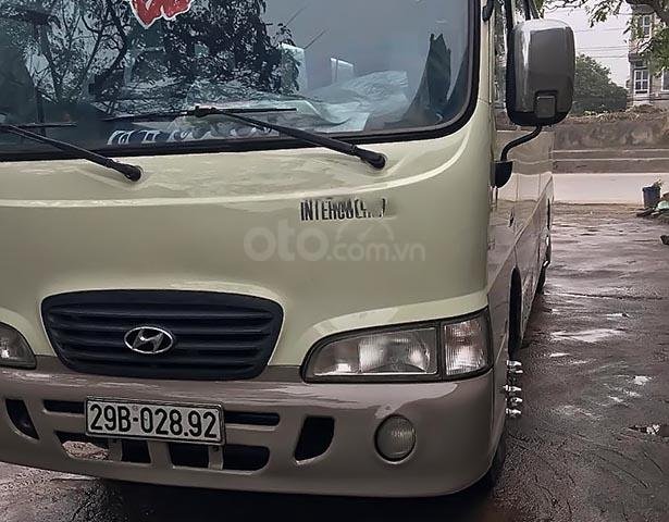 Cần bán Hyundai County đời 2008, màu kem (be), nhập khẩu nguyên chiếc