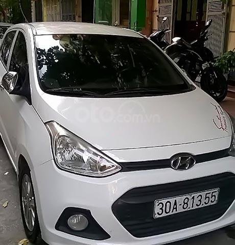 Bán Hyundai Grand i10 1.0 MT sản xuất 2015, màu trắng, xe nhập