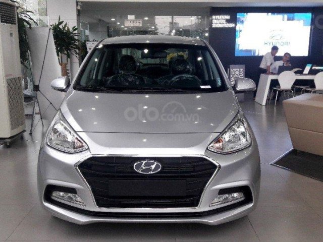 Bán Hyundai Grand i10 năm sản xuất 2020, màu bạc giá cạnh tranh0