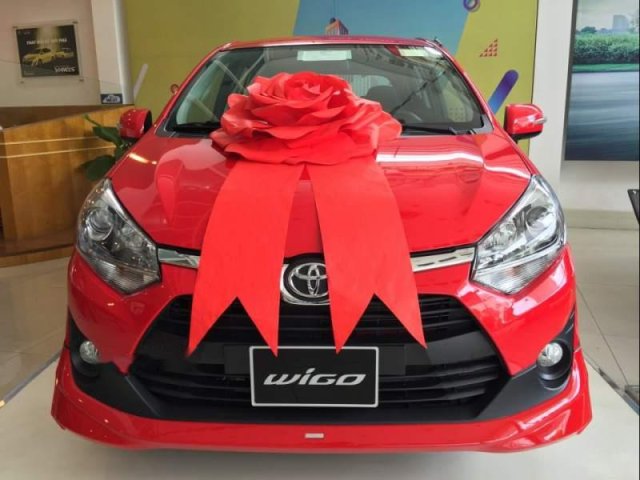 Bán ô tô Toyota Wigo sản xuất 2019, màu đỏ, nhập khẩu nguyên chiếc, giá 345tr