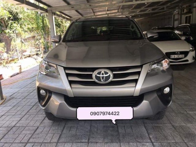 Bán Fortuner máy dầu 2.4G sản xuất 2017, màu xám bạc, nhập nguyên chiếc Indonesia