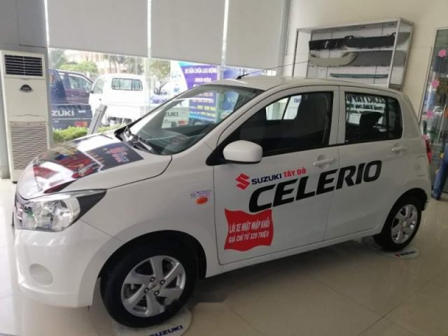 Bán xe Suzuki Celerio sản xuất 2018, màu trắng, nhập khẩu