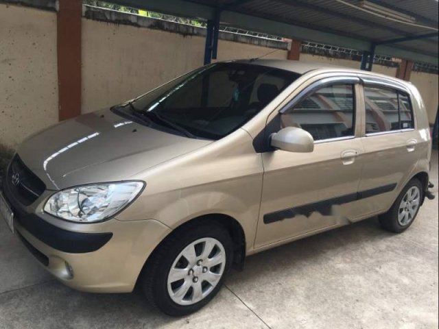 Bán Hyundai Getz đời 2009, màu vàng, nhập khẩu như mới giá cạnh tranh0