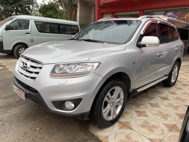 Cần bán Hyundai Santa Fe SLX năm 2009, màu bạc, nhập khẩu nguyên chiếc