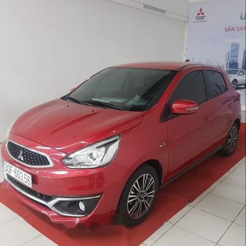 Bán Mitsubishi Mirage CVT năm sản xuất 2019, màu đỏ, nhập khẩu nguyên chiếc, giá tốt