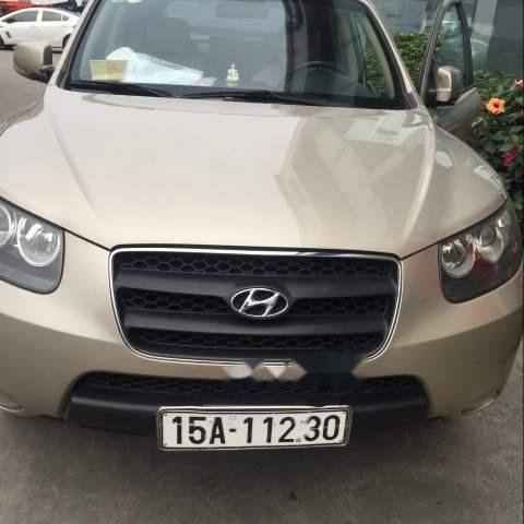 Cần bán Hyundai Santa Fe năm sản xuất 2008, màu vàng chính chủ