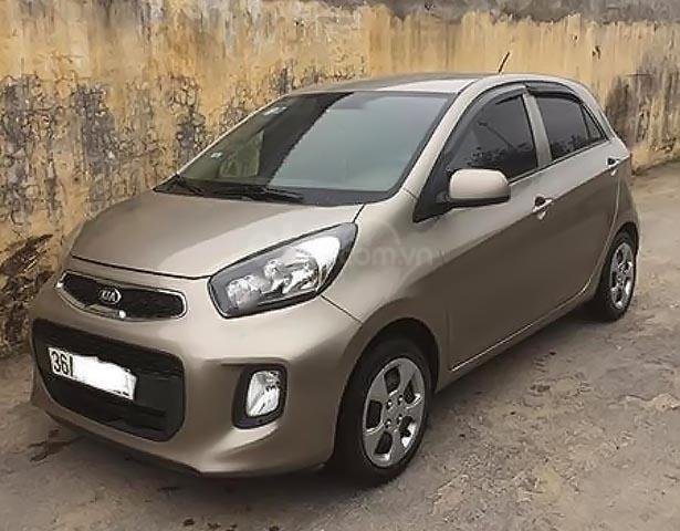 Cần bán lại xe Kia Morning 2016, màu vàng, 260tr