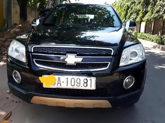 Bán ô tô cũ Chevrolet Captiva LT 2.4 MT năm 2008, màu đen