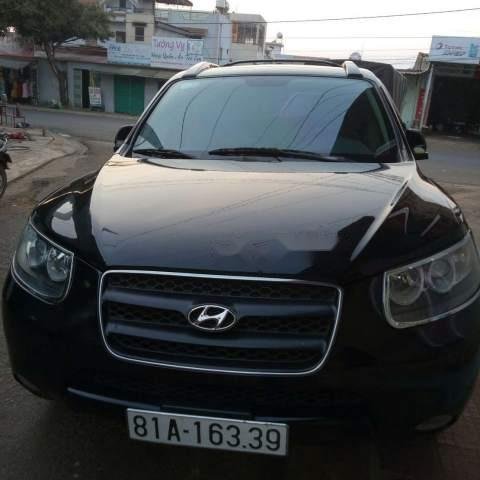 Cần bán gấp Hyundai Santa Fe đời 2007, màu đen, nhập khẩu nguyên chiếc giá cạnh tranh