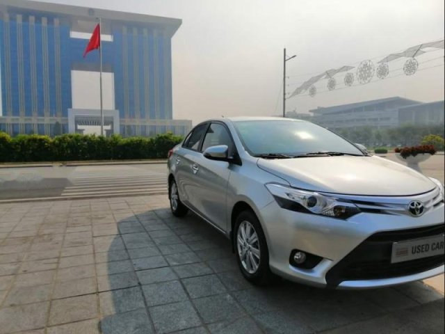 Cần bán Toyota Vios 1.5G CVT 2017, màu bạc, giá chỉ 545 triệu