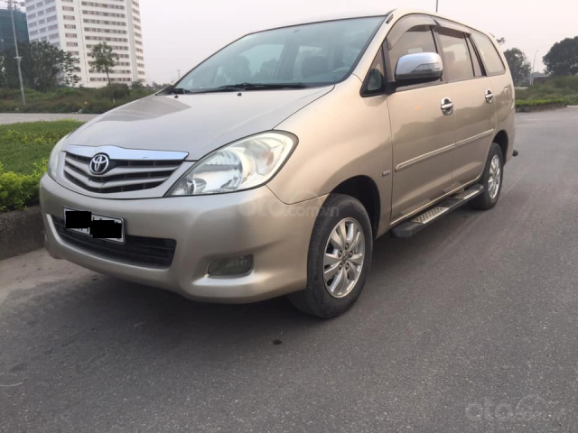 Bán Innova G 2010 màu vàng cát, xe tư nhân không chạy dịch vụ, test hãng thoải mái - 0981662851