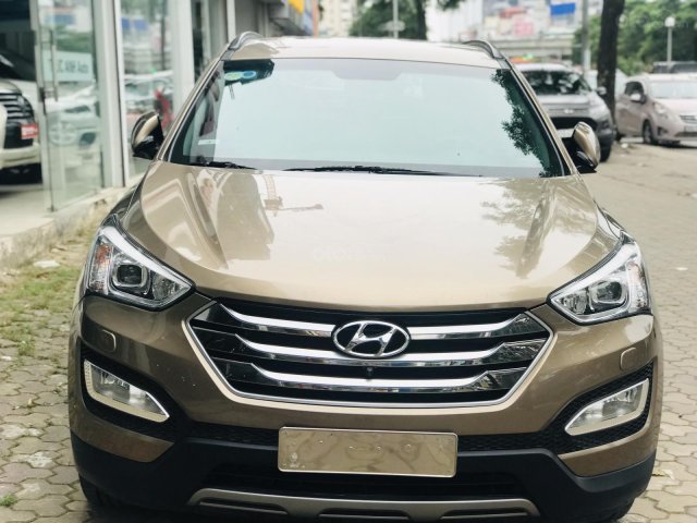 Cần bán xe Hyundai Santa Fe năm 2016, màu Cafe, giá 880tr0