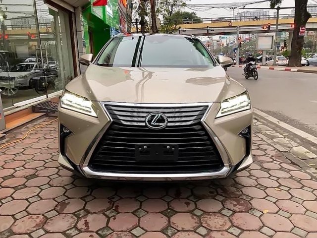 Bán Lexus RX 350 năm sản xuất 2018, model 2019, màu độc vàng cát