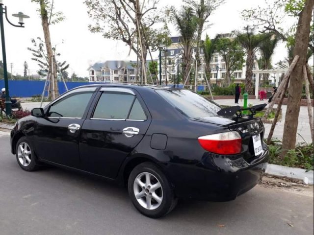 Bán ô tô Toyota Vios 2005, màu đen, la zăng được nâng lên của xe Atits0