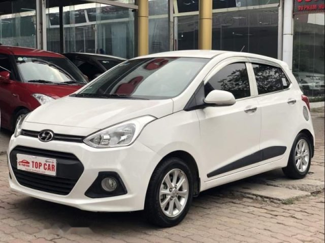 Cần bán Hyundai Grand i10 1.2 AT đời 2016, màu trắng, đi rất chắc chắn và bền bỉ