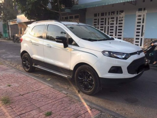 Bán Ford EcoSport 1.5AT năm 2016, màu trắng xe gia đình0