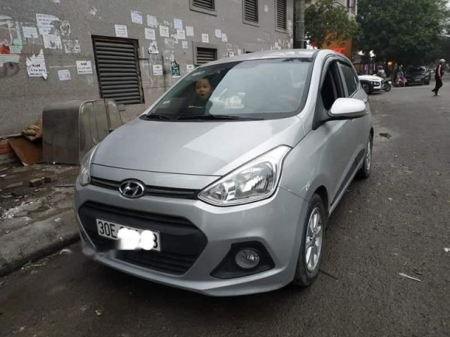 Bán ô tô Hyundai Grand i10 1.2MT đời 2016, màu bạc, nhập khẩu Ấn