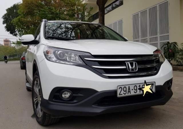 Bán ô tô Honda CR V 2.4AT sản xuất 2013, màu trắng số tự động0