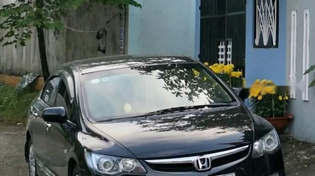 Cần bán xe Honda Civic 1.8 MT đời 2008, màu đen xe gia đình