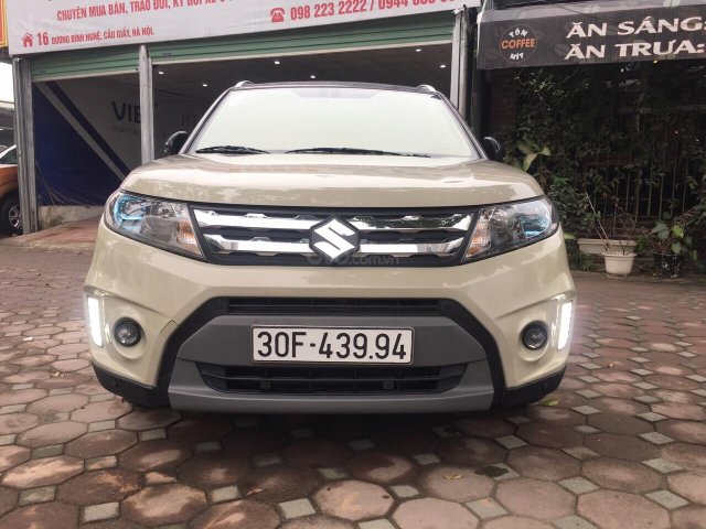 Bán xe Suzuki Vitara năm 2016, màu kem (be), nhập khẩu nguyên chiếc0