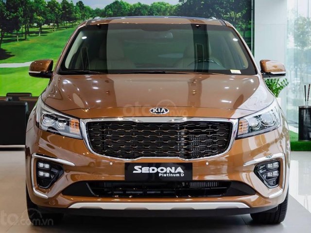 [Kia Bình Triệu] Kia Sedona 2019 - tặng BHVC + tiền mặt + camera trước sau. Hỗ trợ trả góp 85%