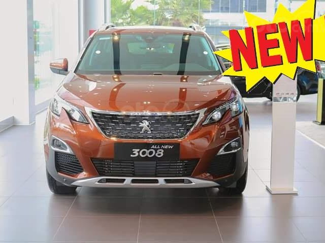 Bán SUV 5 chỗ gầm cao Peugeot 3008 1.6L turbo 2019, màu cam, giá tốt xin gọi 0909076622 Ms. Hà-P.KD0