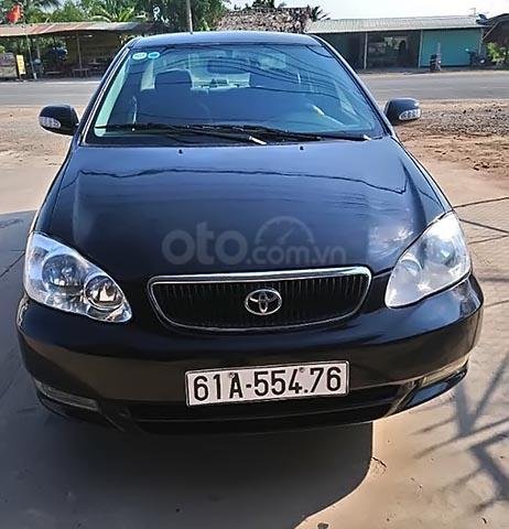 Cần bán lại xe cũ Toyota Corolla altis 1.8G MT 2002, màu đen