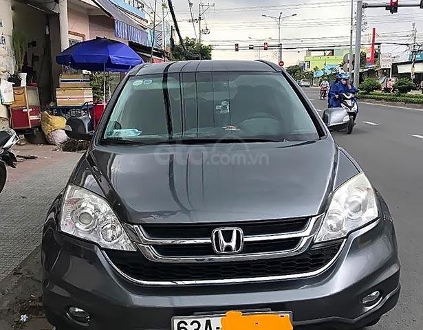 Bán Honda CR V 2.4 AT đời 2012, màu xám 0