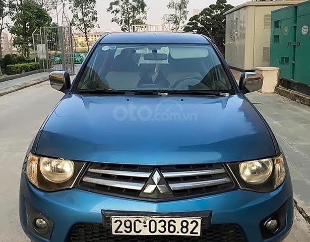 Cần bán xe Mitsubishi Triton GLX 4x2 2012, màu xanh lam, nhập khẩu nguyên chiếc còn mới, giá chỉ 345 triệu