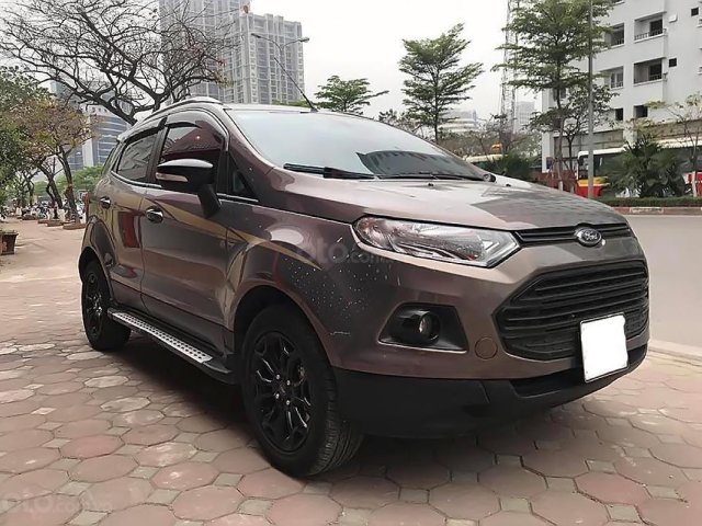 Cần bán gấp Ford EcoSport Titanium Black 1.5L AT đời 2017, vành đen có giá đỡ