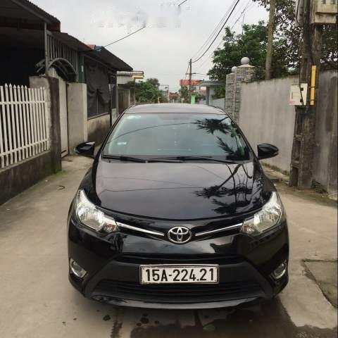 Bán xe cũ Toyota Vios E sản xuất 2015, màu đen