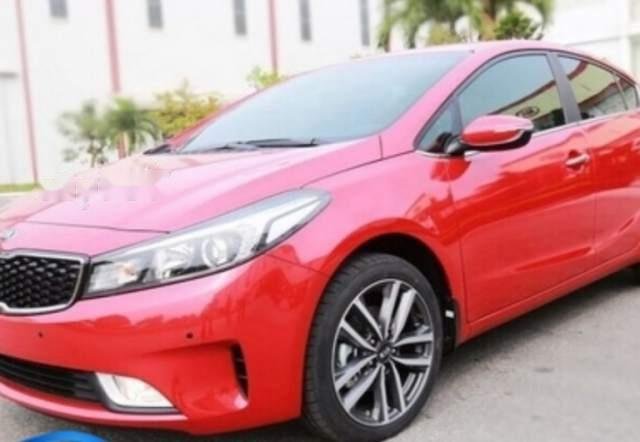 Cần bán lại xe Kia Cerato 1.6AT đời 2017, màu đỏ