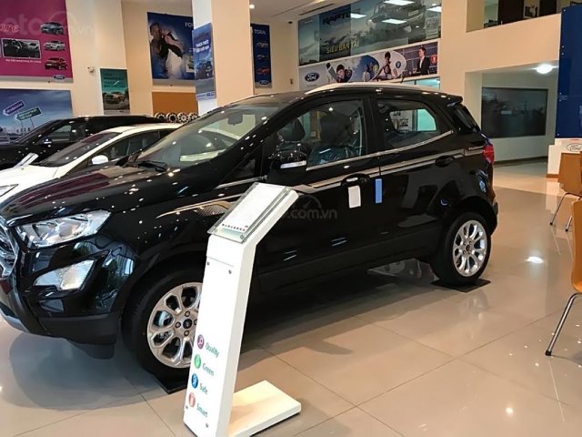 Bán xe Ford EcoSport Titanium 2019, số tự động, máy xăng, màu đen