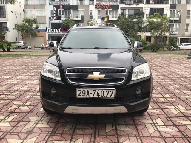 Bán ô tô Chevrolet Captiva LS đời 2007, màu đen