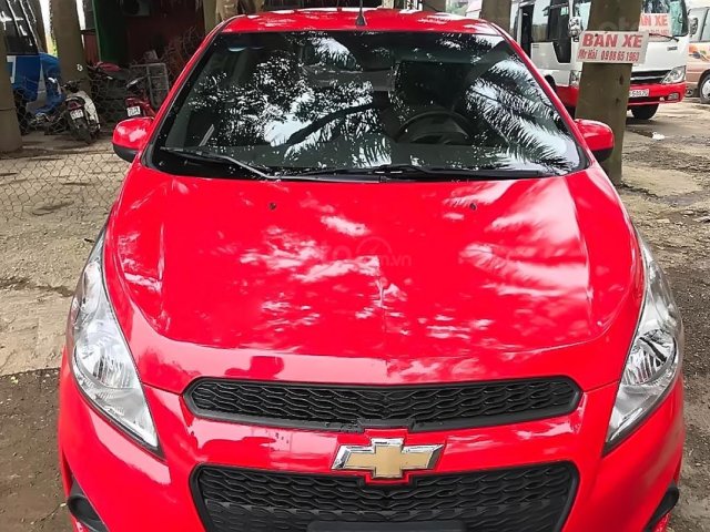 Cần bán xe Chevrolet Spark Van 1.2 năm sản xuất 2016, màu đỏ, xe nữ một chủ sử dụng