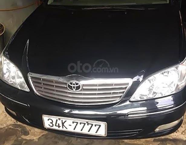 Bán Toyota Camry 2.4G 2003, màu đen như mới