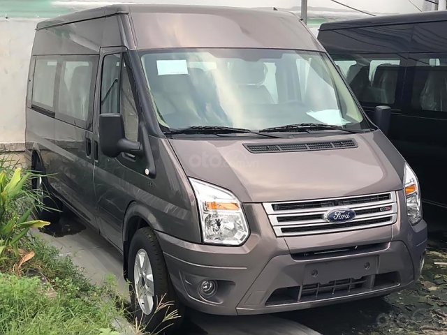 Cần bán xe Ford Transit Luxury đời 2018, màu xám, giá chỉ 795 triệu