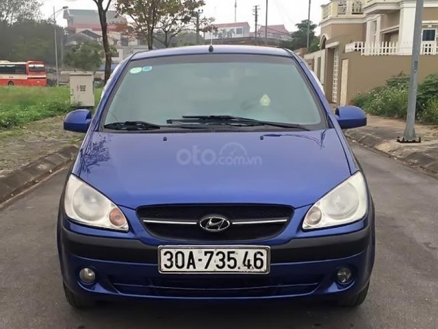 Bán Hyundai Getz 1.1 MT năm 2009, màu xanh lam, xe nhập 