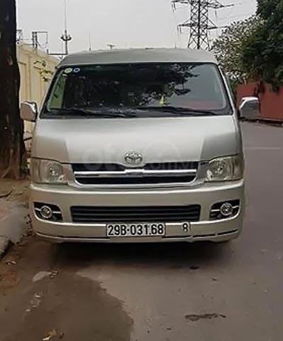 Bán Toyota Hiace 2.7 đời 2007, màu bạc