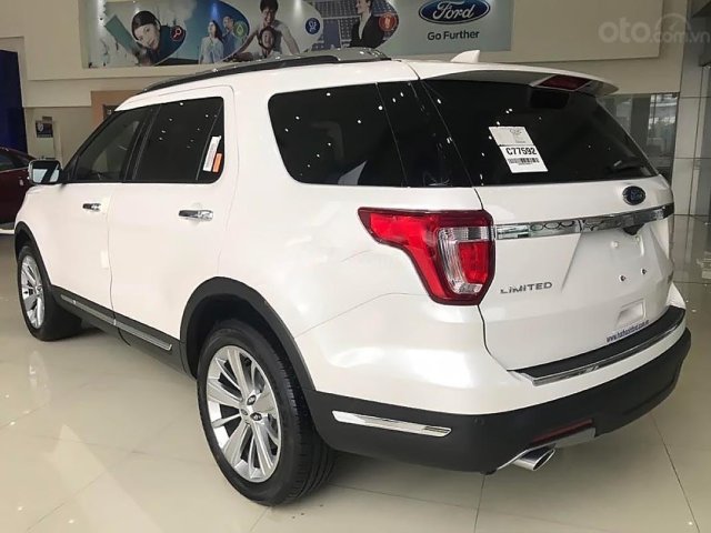 Bán Ford Explorer Limited 2019, màu trắng, nhập khẩu  